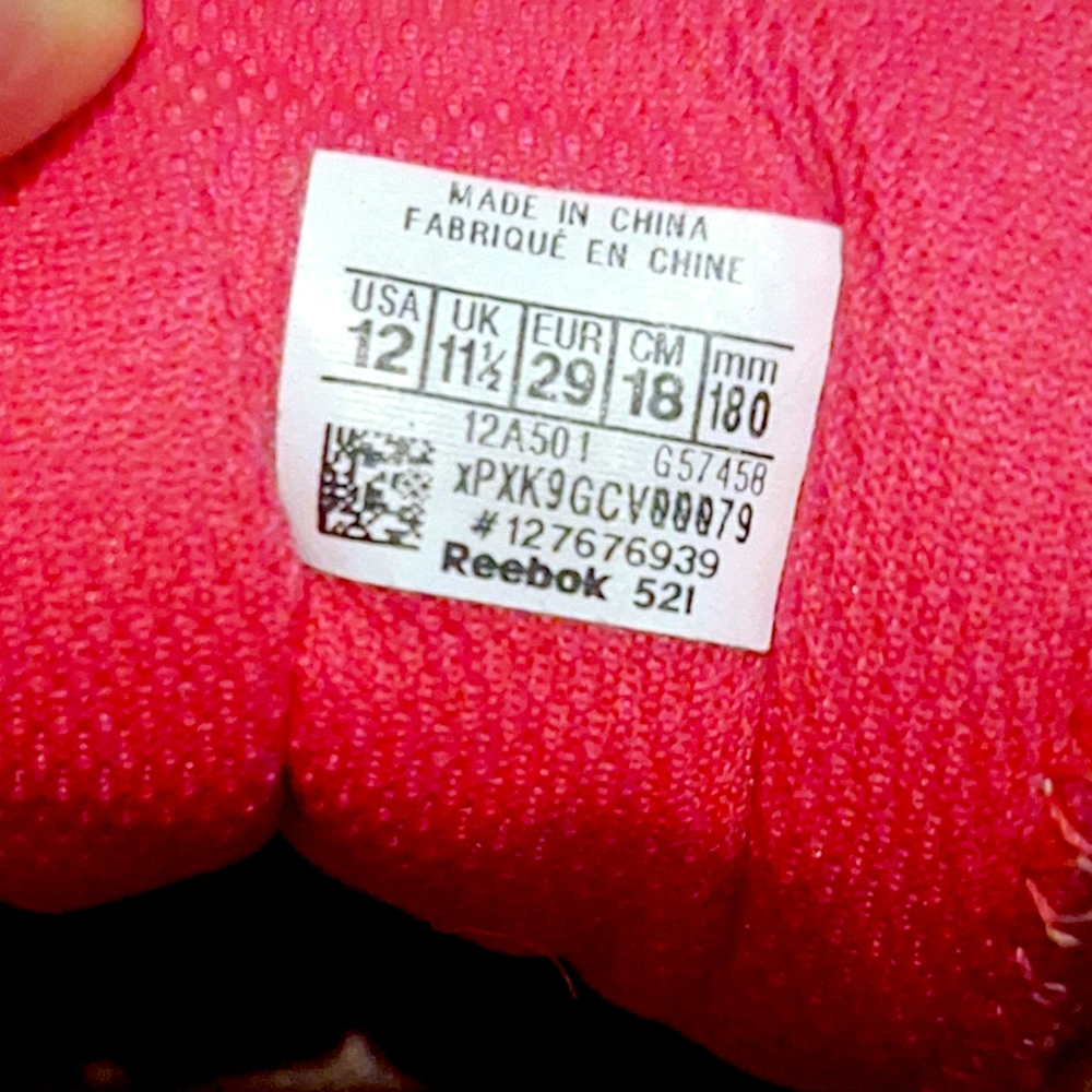 Reebok Kids Pink and Red Sneakers - Picture 9 of 11